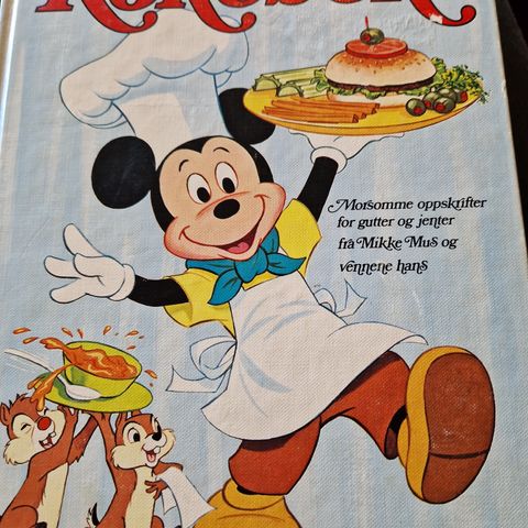 Mikke mus kokebok fra 1987