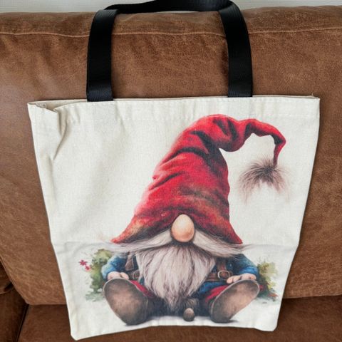 Koselig tote bag i canvas