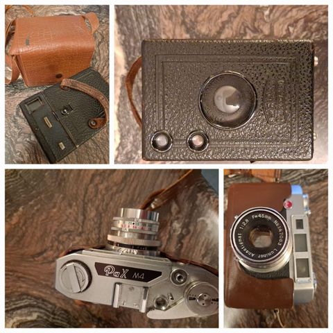 To gamle kamera selges til høystbydende