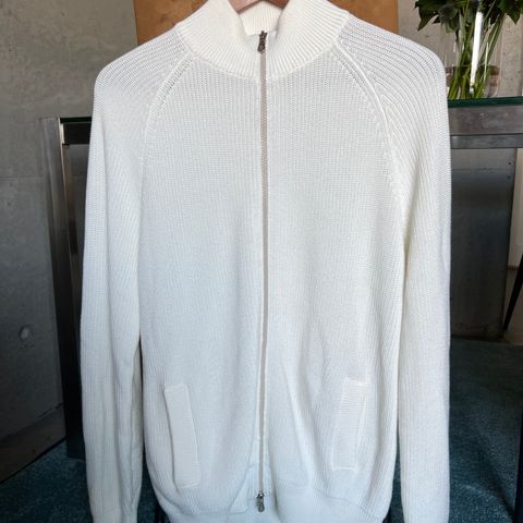 Brunello Cucinelli Malfilé Cotton Cardigan str. 50 (M)