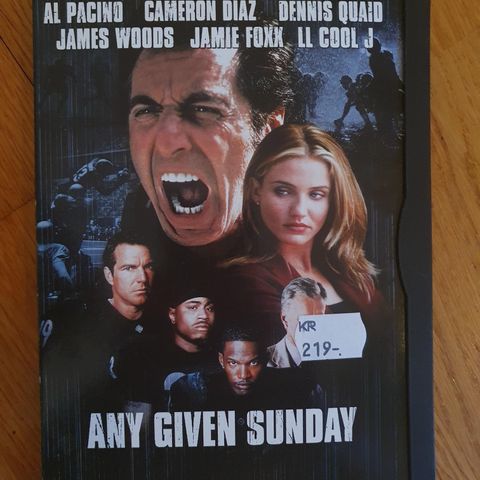 ANY GIVEN SUNDAY Director's cut