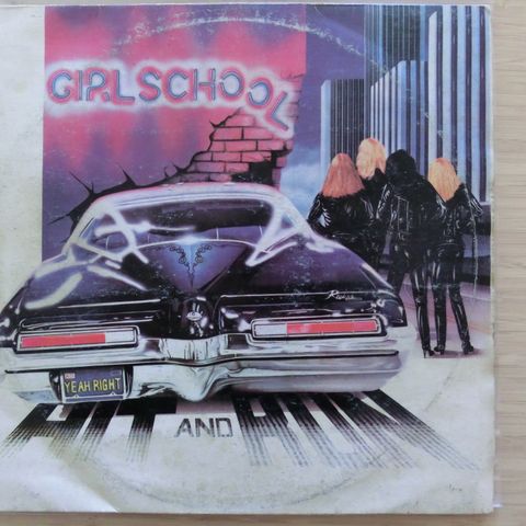 Girlschool - Hit and Run (Jugoslavisk pressing)