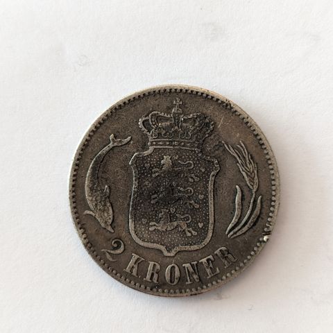 2 KRONER DANMARK 1876