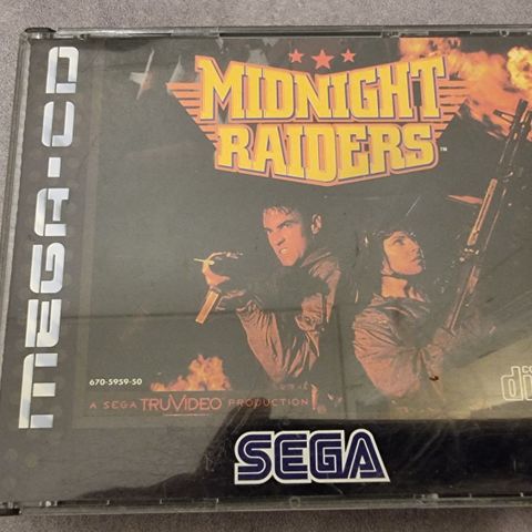 Midnight Raiders Sega Mega-CD PAL