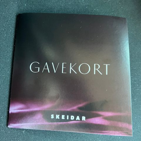 Skeidar Gavekort - Verdi 5.000.-