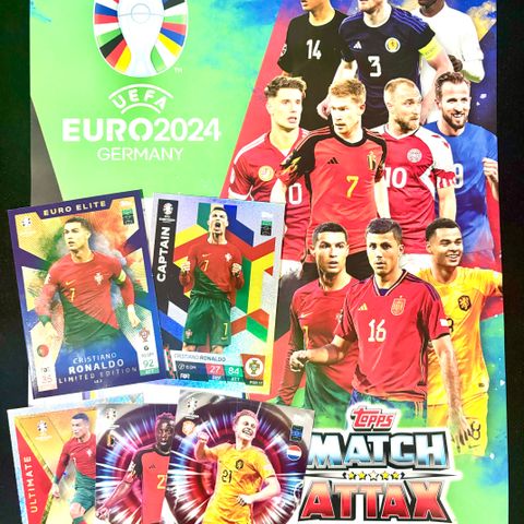 EURO 2024 fotballkort til salgs - Kjøp kortene du mangler