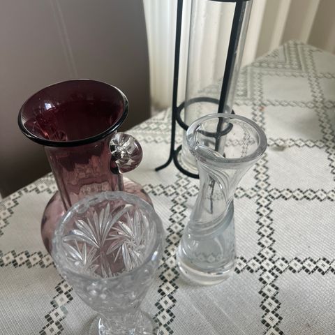 vaser og skål