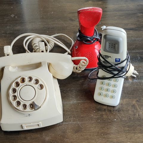 Gamle telefoner
