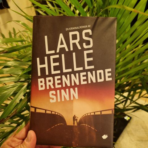 Brennende sinn Av Lars Helle. Innbundet!