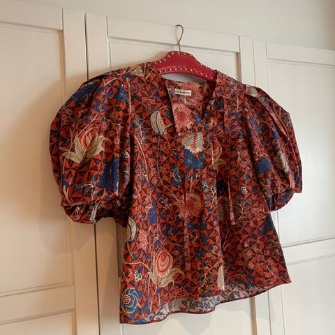 Ulla Johnson topp/bluse  i bomullspoplin (NY PRIS)