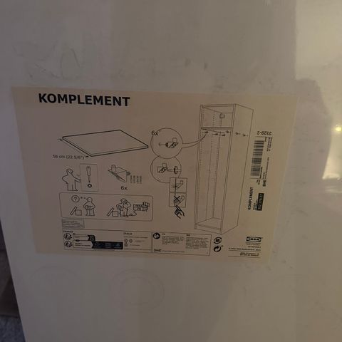 Komplement IKEA-hyller