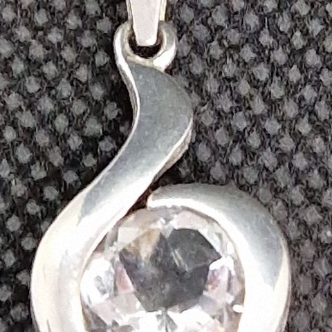 Søtt lite anheng i sølv fra Salovaara, Finland