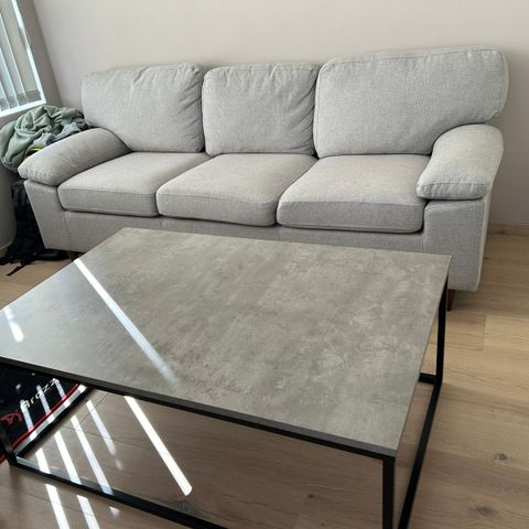Sofa GEDVED - lys grå