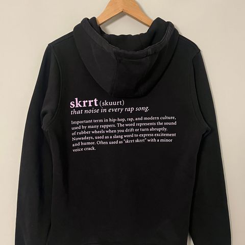 Rap / skrrt street style hoodie