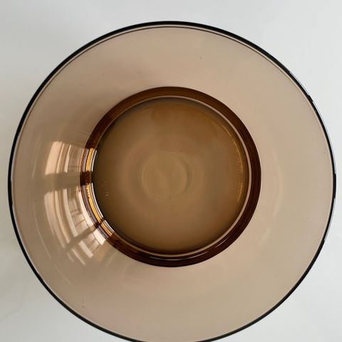 Duralex skål / bolle brun #2 (8 cm høy x 29 cm i diameter)