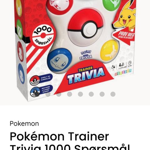 Pokemon trainer trivia quiz