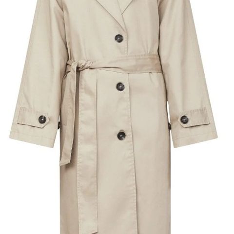 Trench coat i nydelig sand farge fra Sister Points. URUKT.