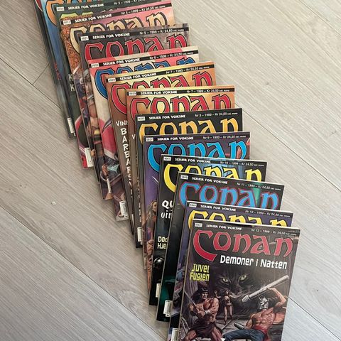 Conan tegnesrier 1999 komplett.