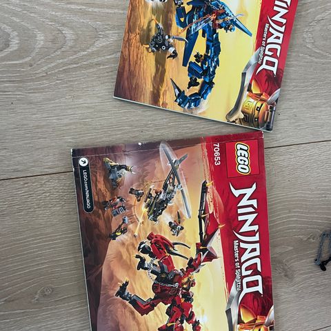 2 Lego ninjagodrager selges