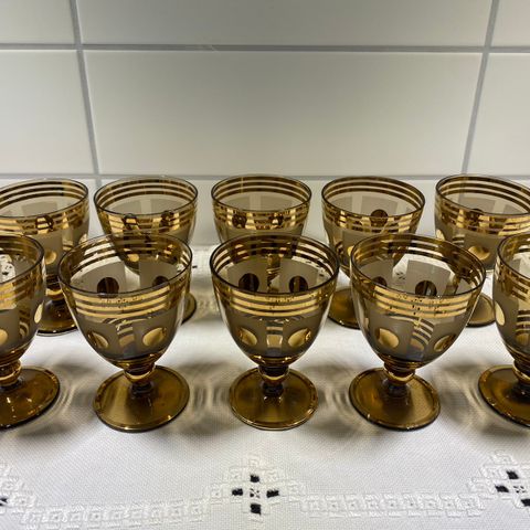 Retro likørglass