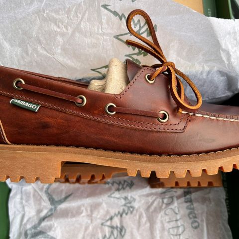 Helt ubrukte Sebago Portland Lug str. 41