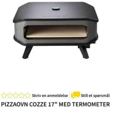 Pizzaovn cozze 17" med termometer