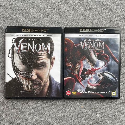 Venom 1-2 (4k Blu-ray) Marvel