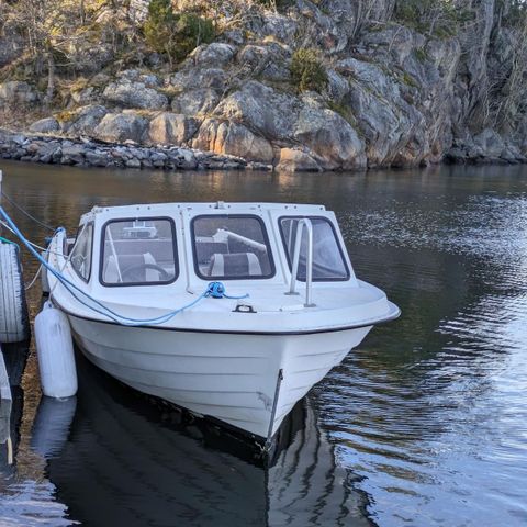 Dekk m/vindskjerm til Rana 17 komplett m/vinduer og utgangsluke