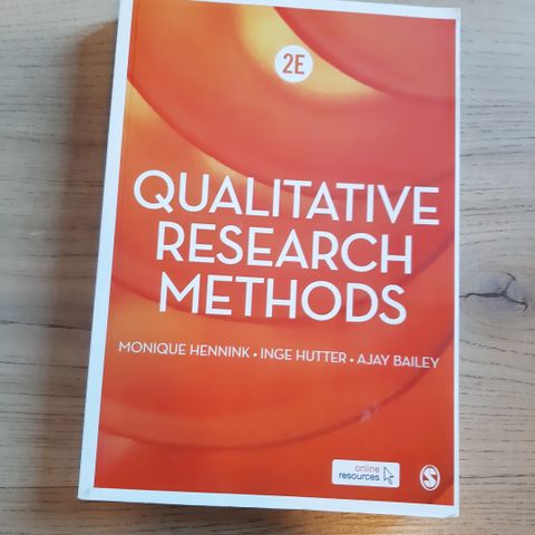 Qualitative research methods