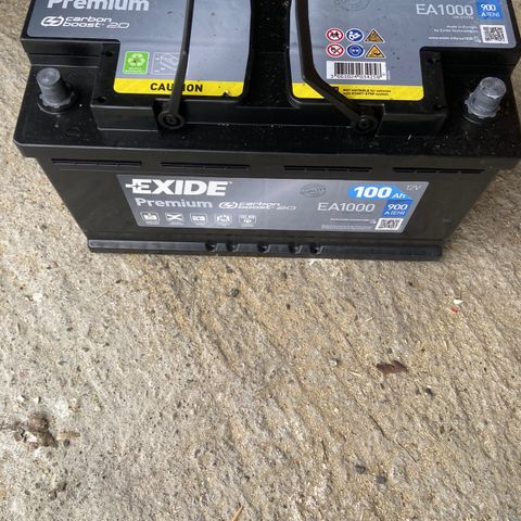 Bilbatteri Exide 100aH