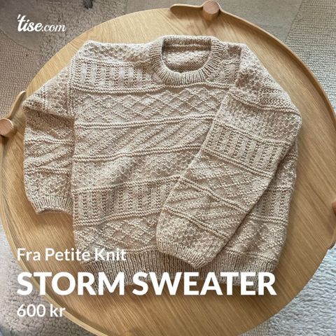 Petite Knit Storm Sweater