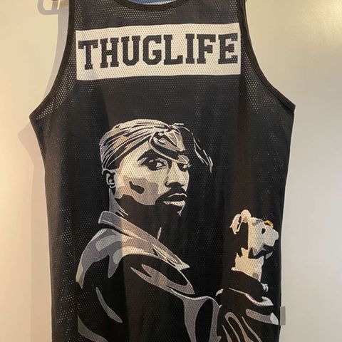 Tupac Singlet Str L