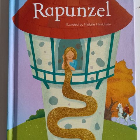 Rapunzel engelsk barnabok hardback