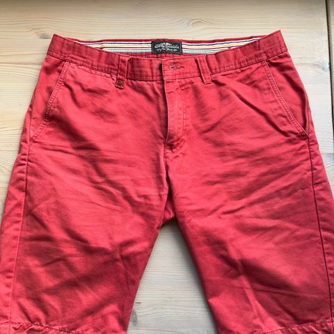 Hampton Republic rød sommershorts chinosshorts shorts