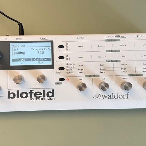 Waldorf Blofeld Desktop Virtual Analog Synthesizer (White)