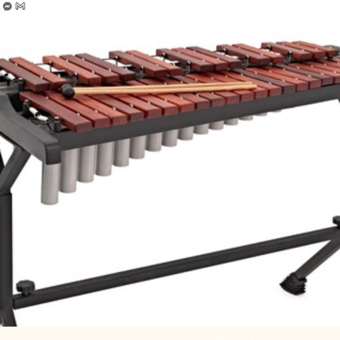 Xylofon, 3 oktaver. WHD orkester-xylofon med resonatorer.