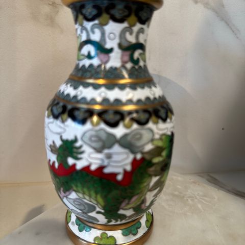 Kinesisk vase,  china cloisonne vase