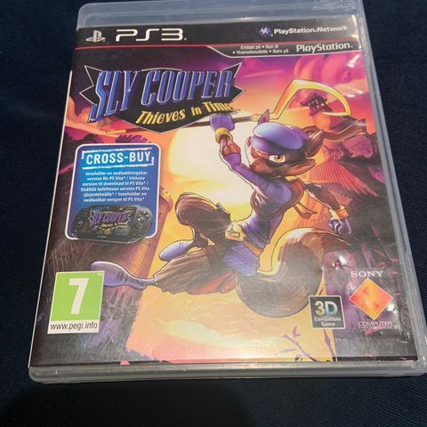 PS3 - Sly Cooper «Thieves in Time» 7+
