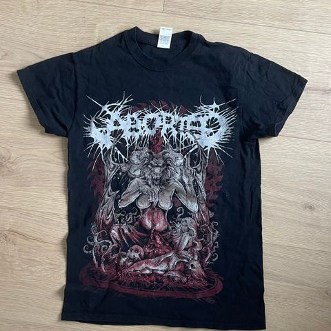Aborted (t skjorte) baphomet satan, band shirt, death metal merch