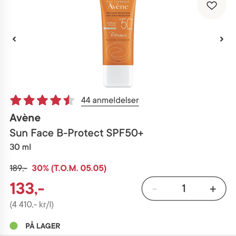 Avène sun face B-protect SPF50+