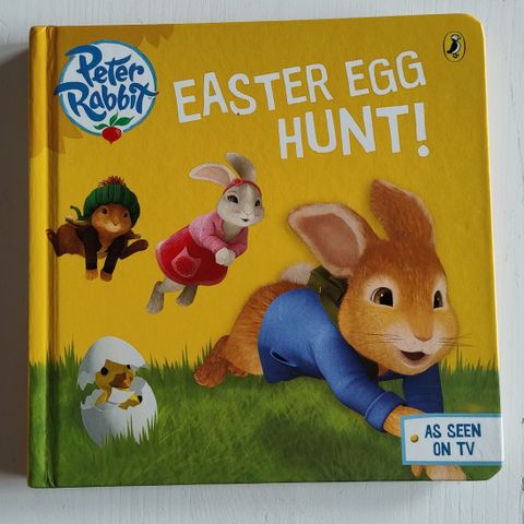 Peter rabbit Easter egg hunt barnabok English hardback