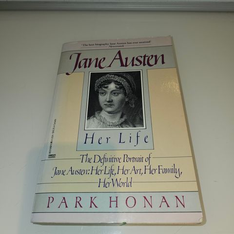 Jane Austen. Her Life. Park Honan