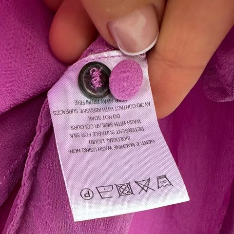 Jigsaw 100%silk blouse,M/L