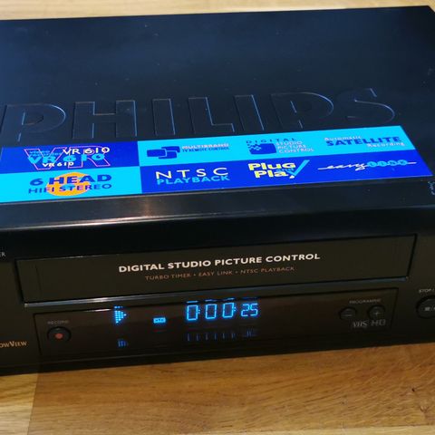 VHS spiller Philips VR 610/16 videospiller