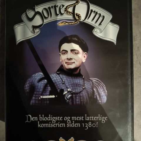 Sorte Orm - Black Adder - Rowan Atkinson ( DVD) Sesong 1- 4 - Norsk tekst