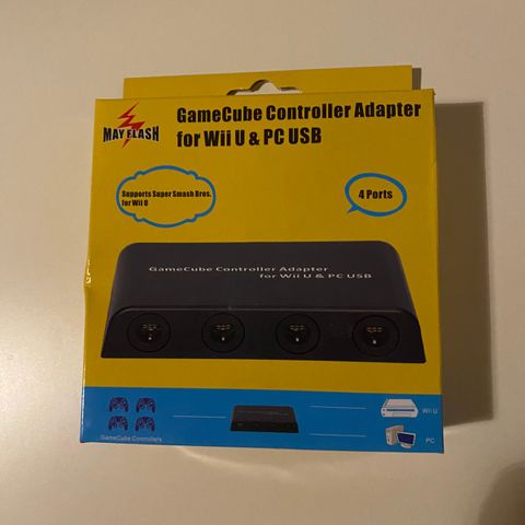 Gamecube controller adapter for wiiu & pc