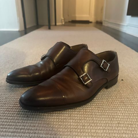 Magnanni Double Monk Straps – Brun str44