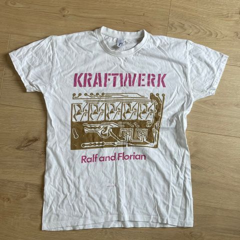 Kraftwerk (t skjorte) Ralf Florian, band merch shirt vintage