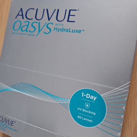 Acuvue Oasys 90 pack  + 1.25 of +1.00
