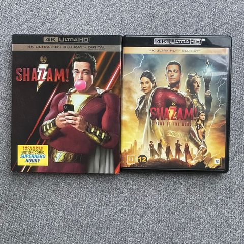 Shazam 1-2 (4k Blu-ray) superhelt action komedie DC